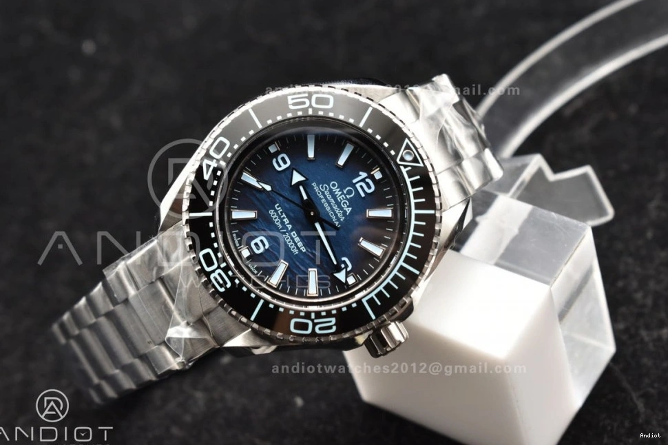 Summer Seamaster Clone Dial A8912 Bracelet VSF 1:1 Super Deep Blue Edition 6000M Ultra on Best SS SS 0514